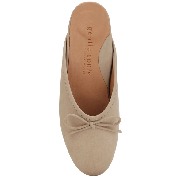 Gentle Souls Eugene Bow Leather Slide Flat Mule 9.5 - Picture 11 of 13